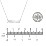 Mama Necklace In Cursive Font – 10K White Gold