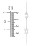 Hebrew Initial Station Necklace with 3 Letters