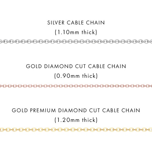 Mama Necklace In Modern Font with Satellite Birthstone