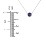 Bezel Set 5mm Gemstone Pendant – 10K Yellow Gold with Amethyst