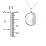 Engravable Round Photo Locket Necklace