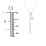 Engravable Vertical 3D Bar Necklace with 1-Stone Charm – 10K Yellow Gold with Pink Tourmaline
