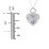 Radiant Caged Heart Necklace with 1-6 Birthstones – 18K Gold Plated Silver with Pink Tourmaline and Citrine